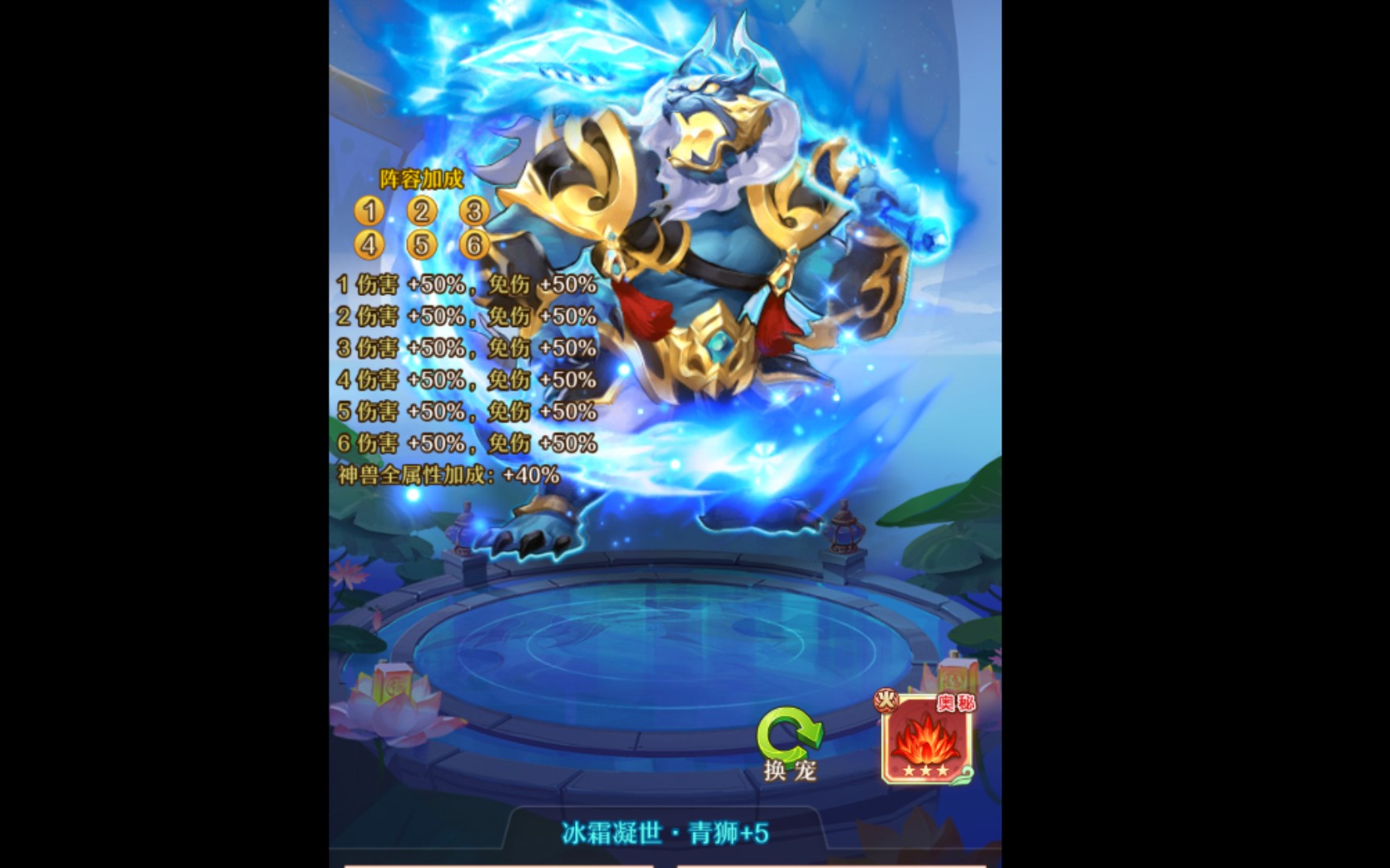 少年西游记:新幻金神兽青狮 两星金毛吼 (40768亿)