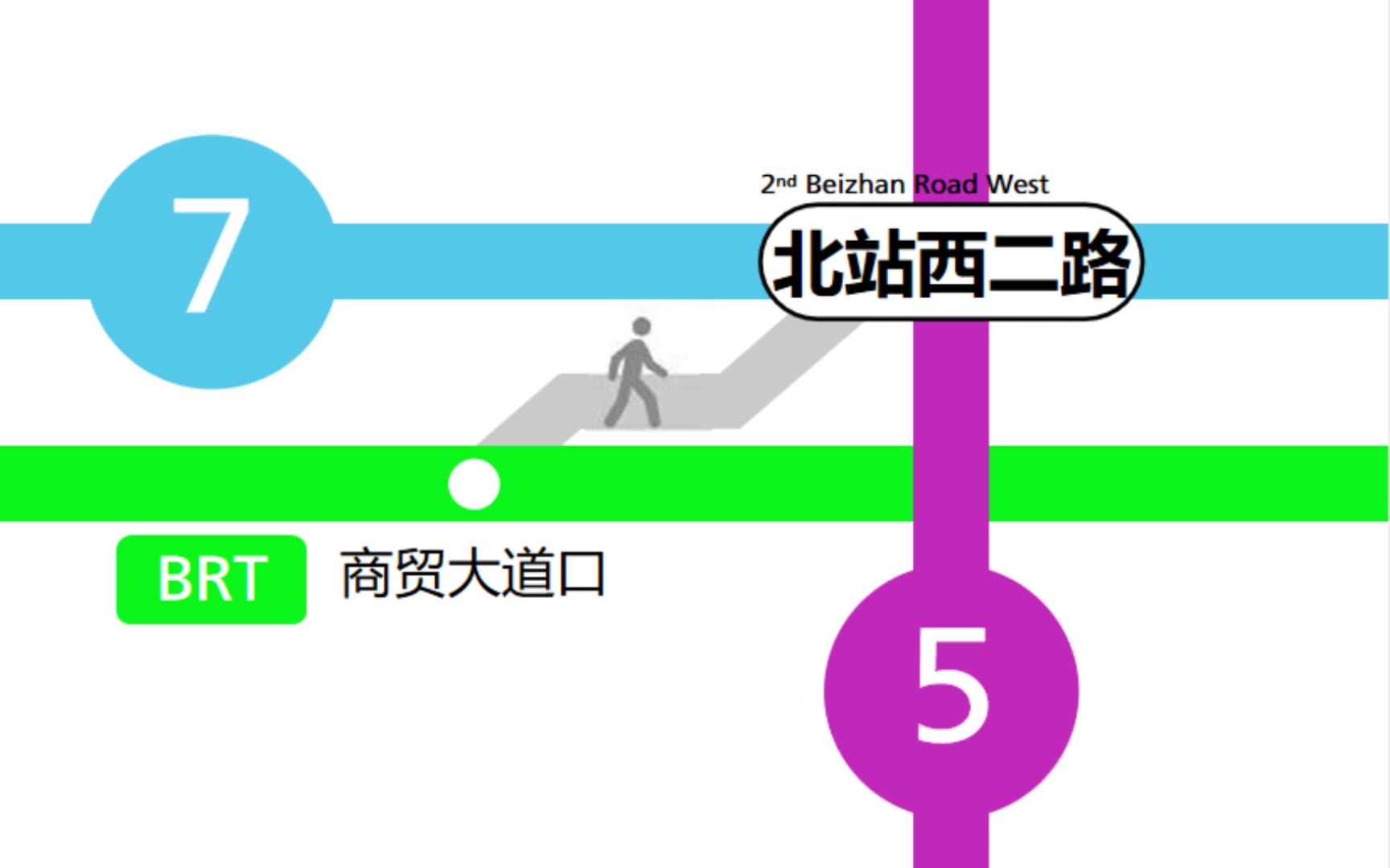 [成铁BRT换乘站#3]公交商贸大道口站→地铁北站西二路站 换乘实录哔哩哔哩bilibili