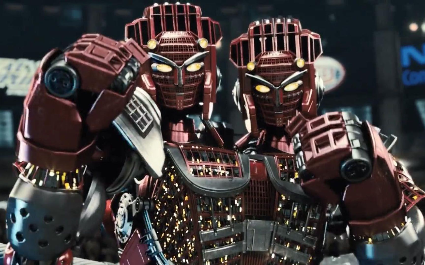 屌丝机器人大战高富帅机器人,成功逆袭,科幻电影《铁甲钢拳》_哔哩