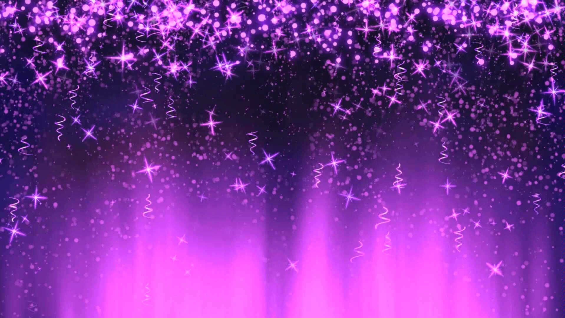 072紫色星星粒子光线彩幕