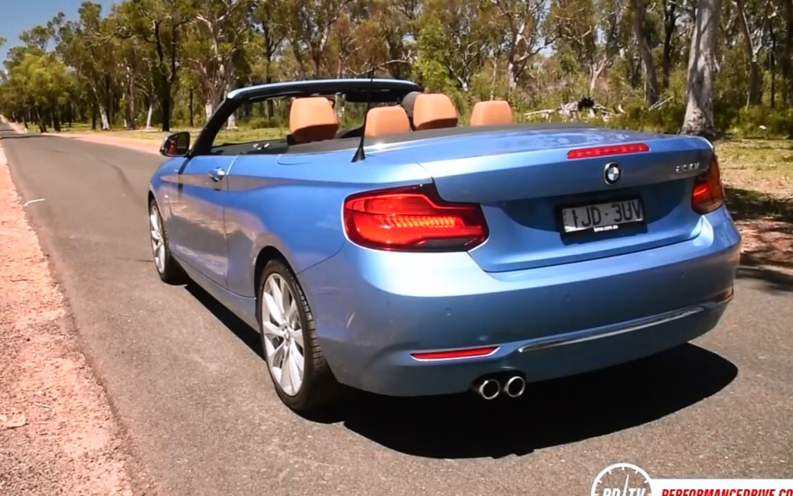 2018 bmw 230i convertible 0-100km & engine sound_哔哩哔哩_bili
