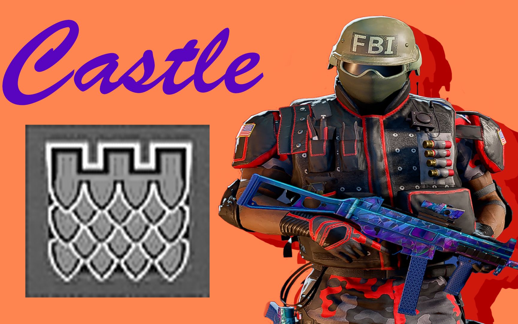 【彩虹六号】豆豆最棒的彩六干员教学第五期-龙鳞板_哔哩哔哩_bili