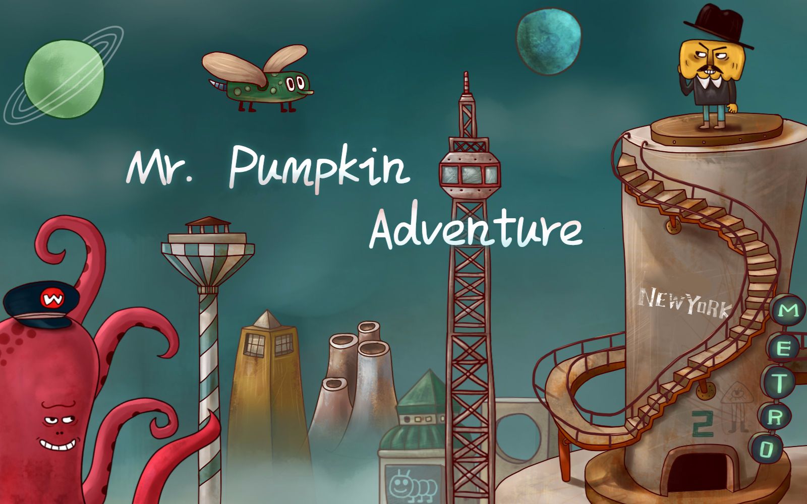 南瓜先生大冒险Mr. Pumpkin Adventure 通关流程哔哩哔哩bilibili