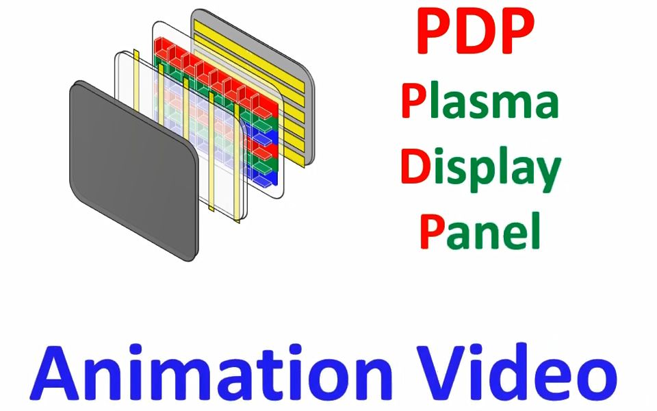 【PDP】等离子体显示器简要结构哔哩哔哩bilibili