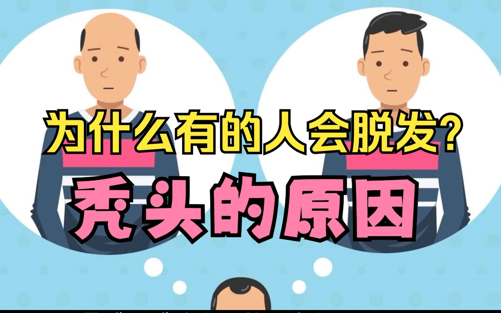 为什么有的人会脱发?(头秃的原因)哔哩哔哩bilibili