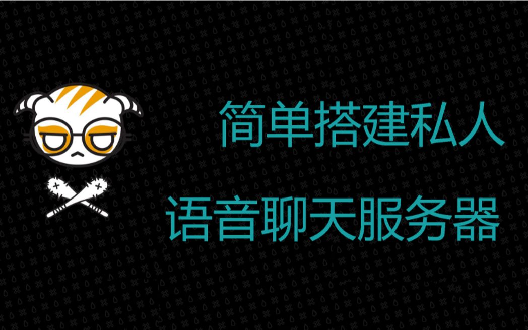 简单在win系统搭建自己的语音服务器TeamSpeak 3哔哩哔哩bilibili