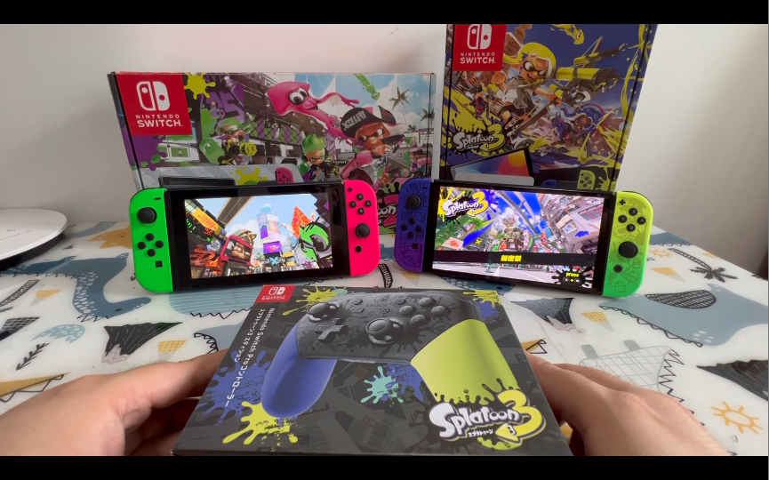 NS Switch Splatoon 3&斯普拉遁3&喷射战士3 Pro手柄购买惊魂 这次应该可以安全下车喷射战士