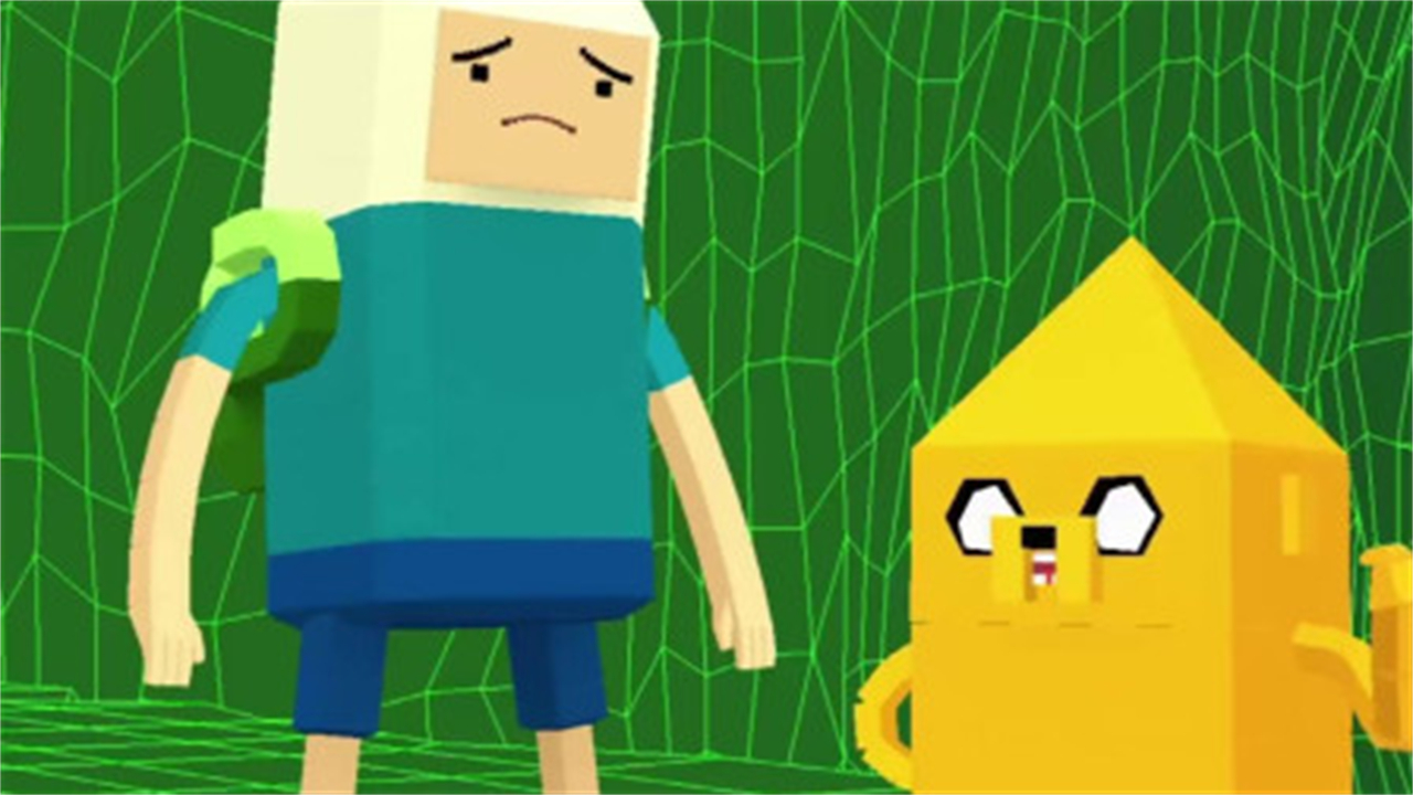 探险活宝阿宝和老皮在游戏里遇见岩浆-_老皮闭着眼睛向后跳