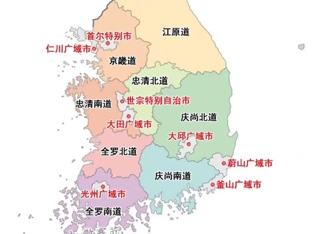 韩国离谱地图图片