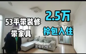 Download Video: 2.5万元53平，带装修带家具拎包入住，这个价格白给一样