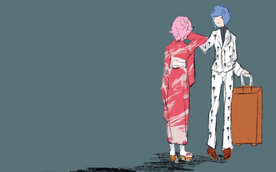 【jojo手书/黄金之风】布特里的别走【布加拉提x特里休】