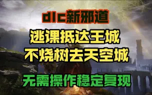 Download Video: 【法环dlc】无需操作快速到达王城和不烧树到天空城skip，dlc新错传邪道