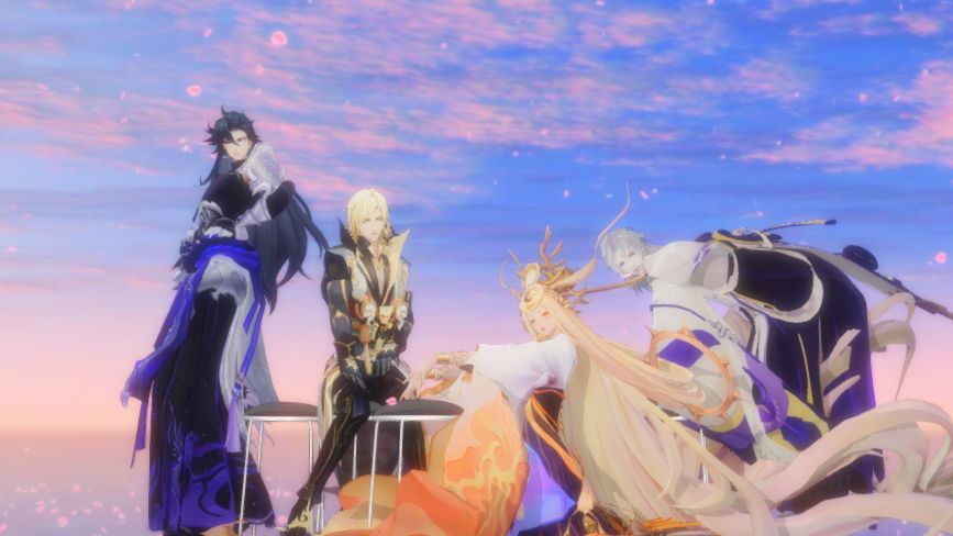 【阴阳师mmd/天照/须佐之男/神启荒/神堕八岐大蛇】rollin