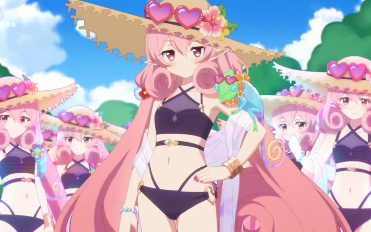 【公主连结】似似花泳装动画部分 ed全是nnk赞哦!