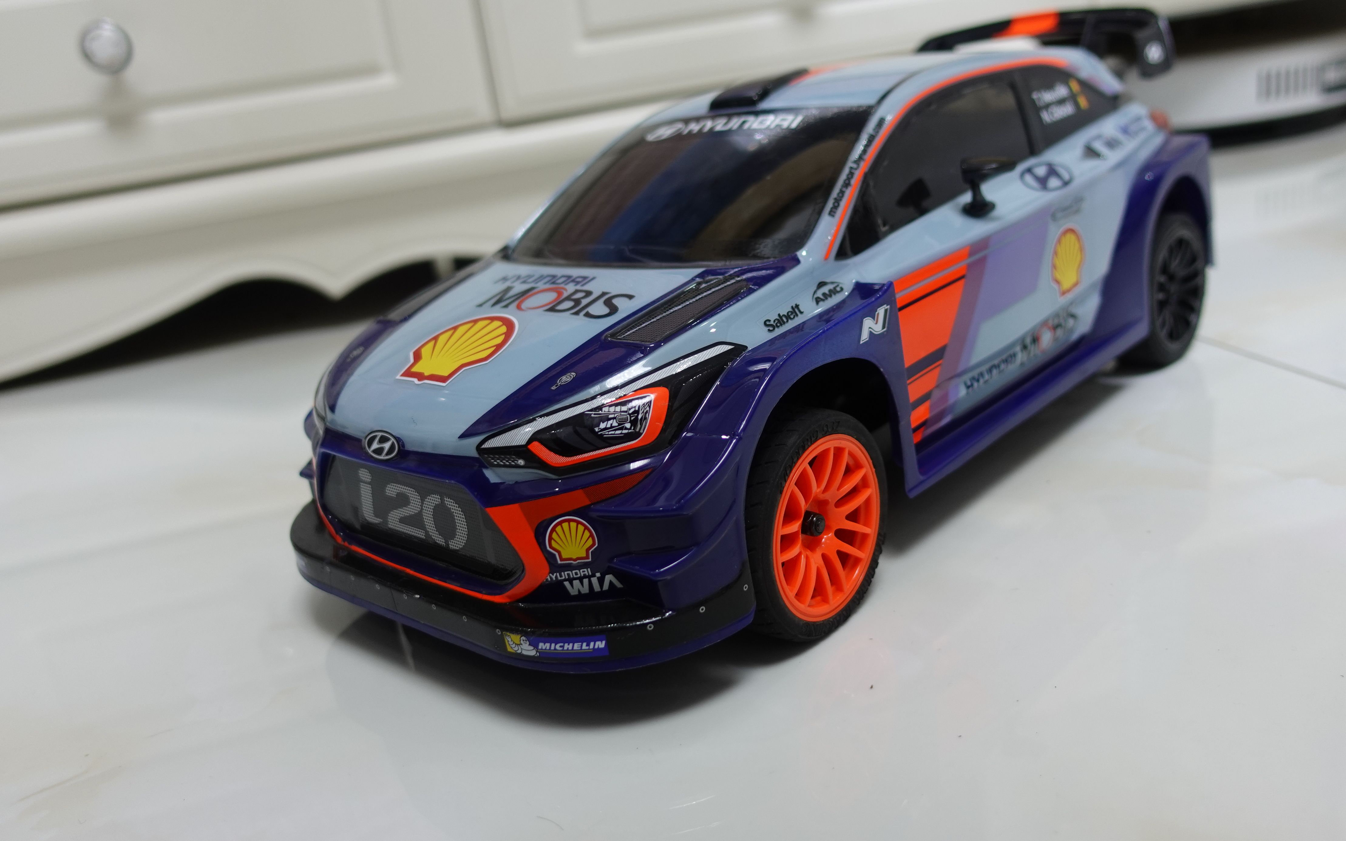 高性能遥控模型 田宫 遥控模型 rc 现代i20 wrc 拉力赛 拉力赛车 汽车