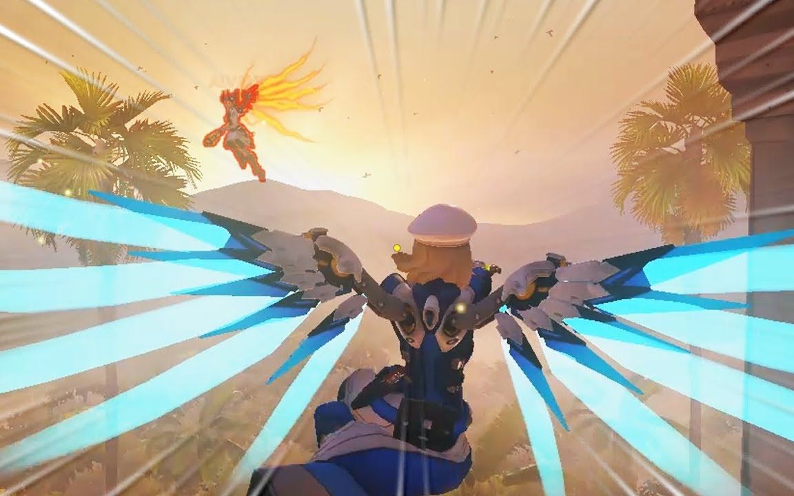 gc守望"创作工厂"搞笑失误时刻#10:天使空中大战即将上演!