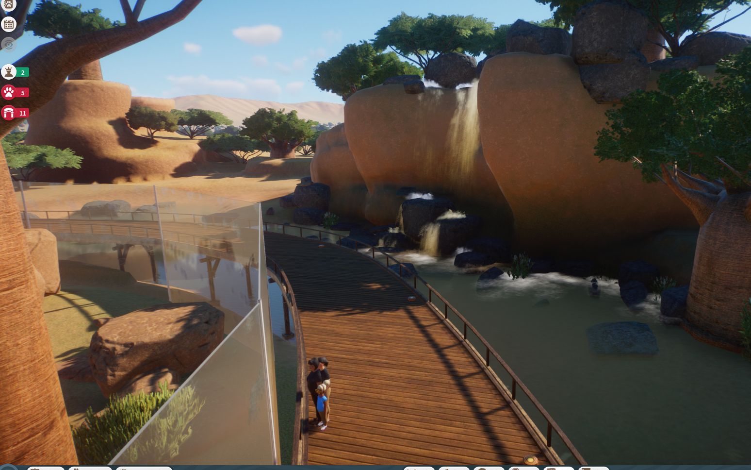 【动物园之星】如何打造一个瀑布造景!(效果展示)