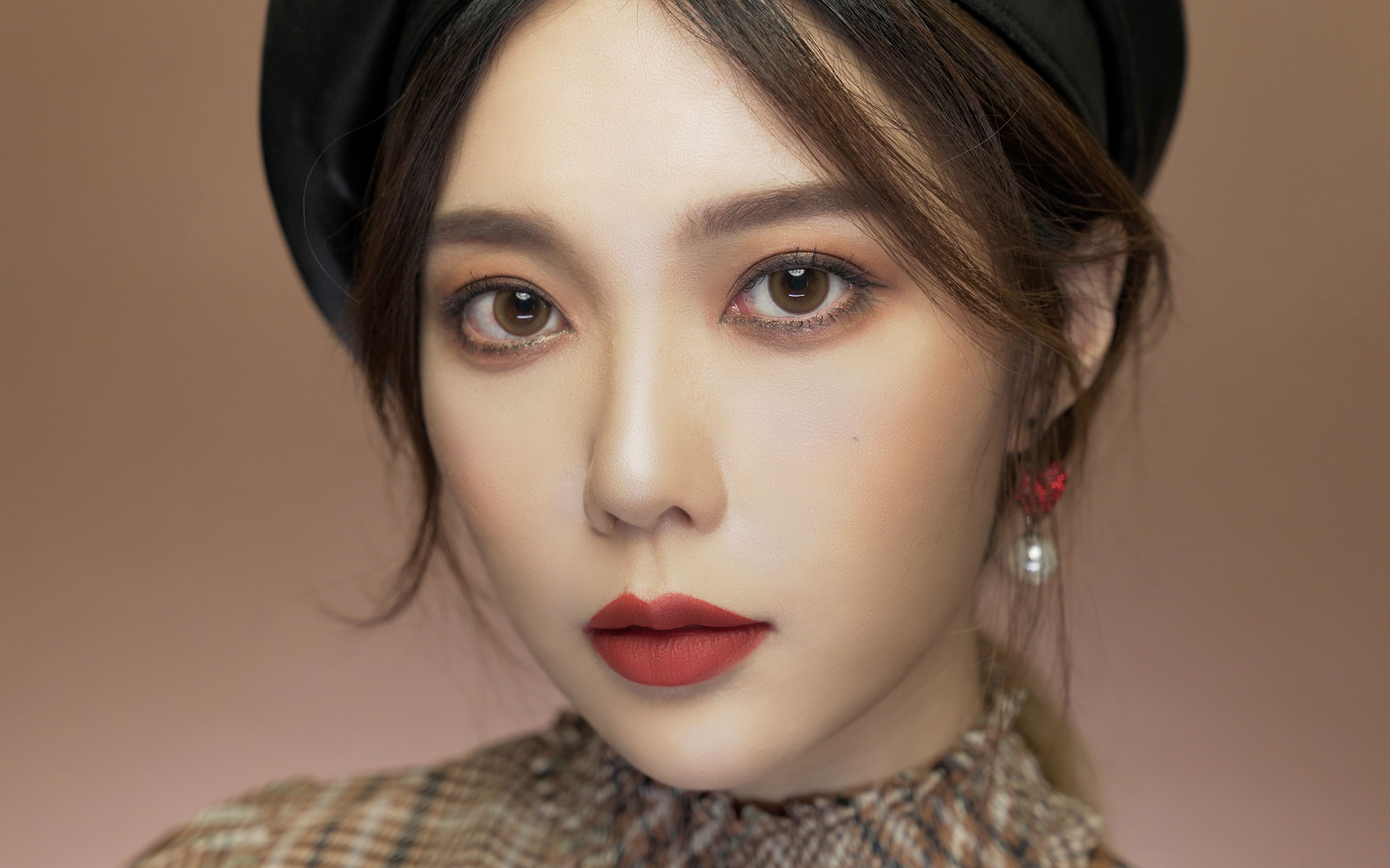 ryiiimakeup秋冬日系小复古栗棕色妆容