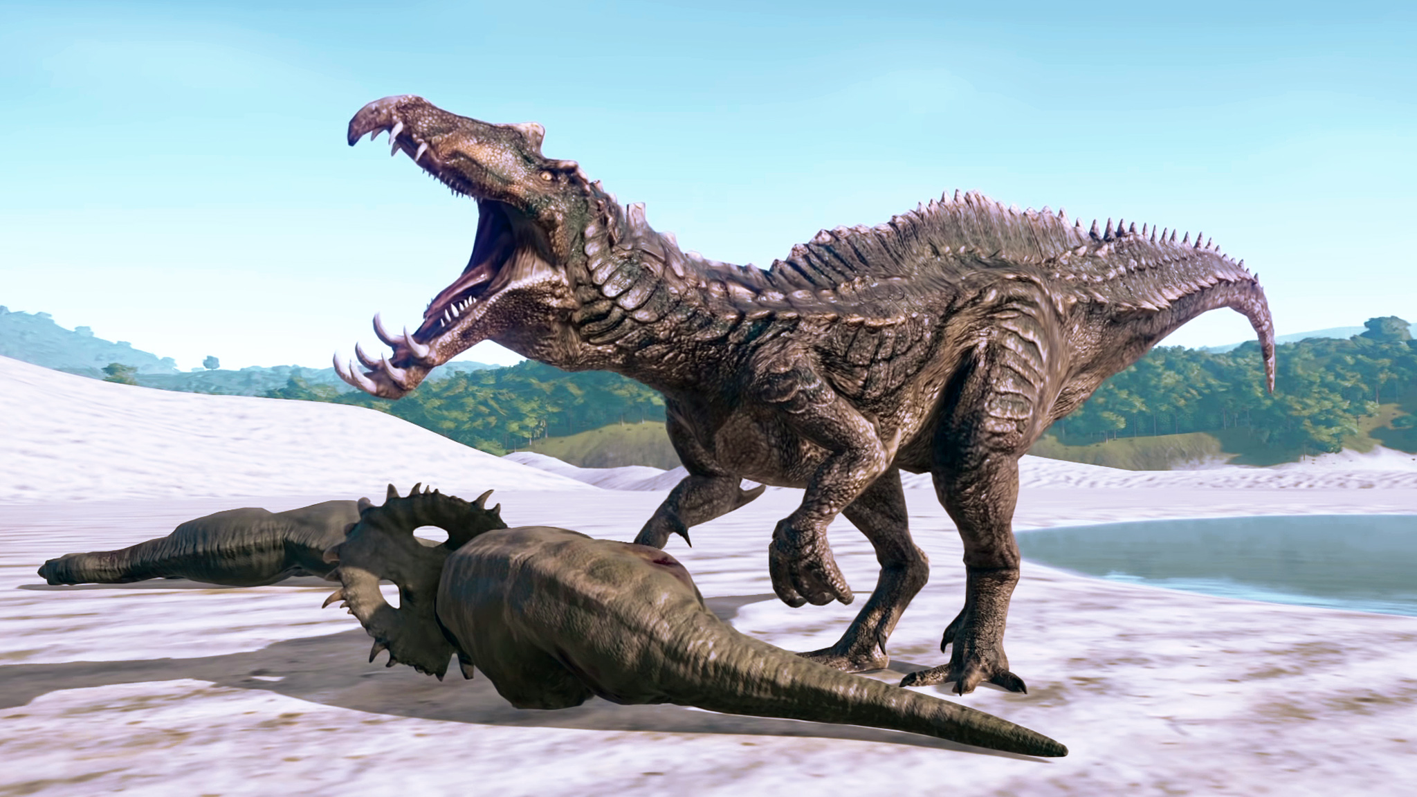 新版基因编辑恐龙 ~ 侏罗纪世界,j~w_哔哩哔哩 (゜-゜)つロ 干杯