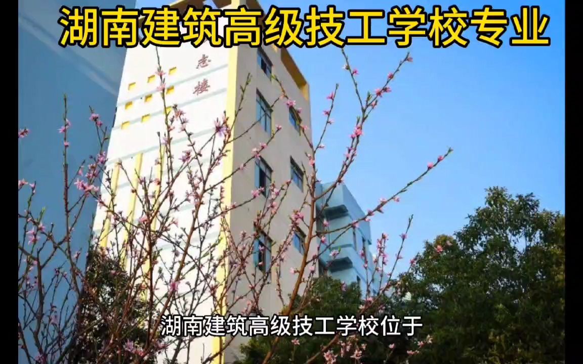 湖南建筑高级技工学校有什么专业哔哩哔哩bilibili