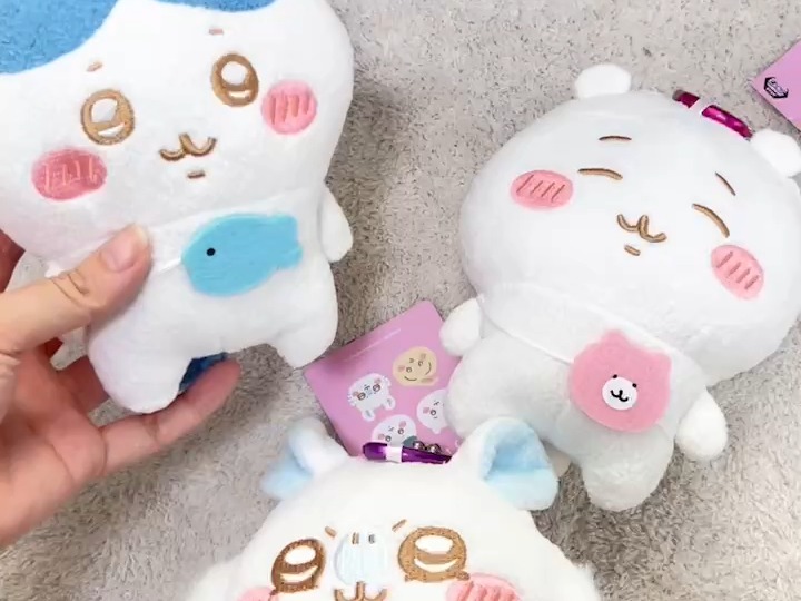 chiikawa吉伊卡哇毛绒娃娃零钱包挂件钥匙扣