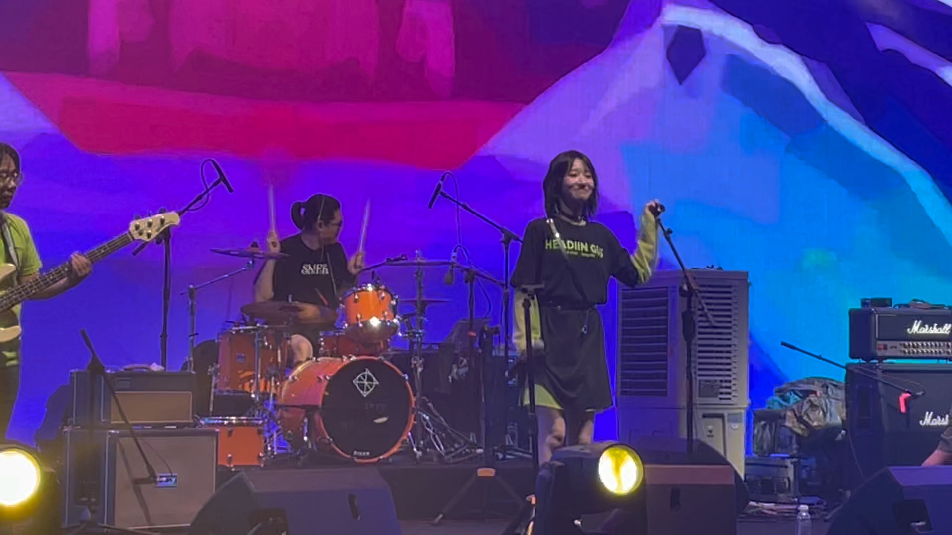 起床气乐队《橘子》现场