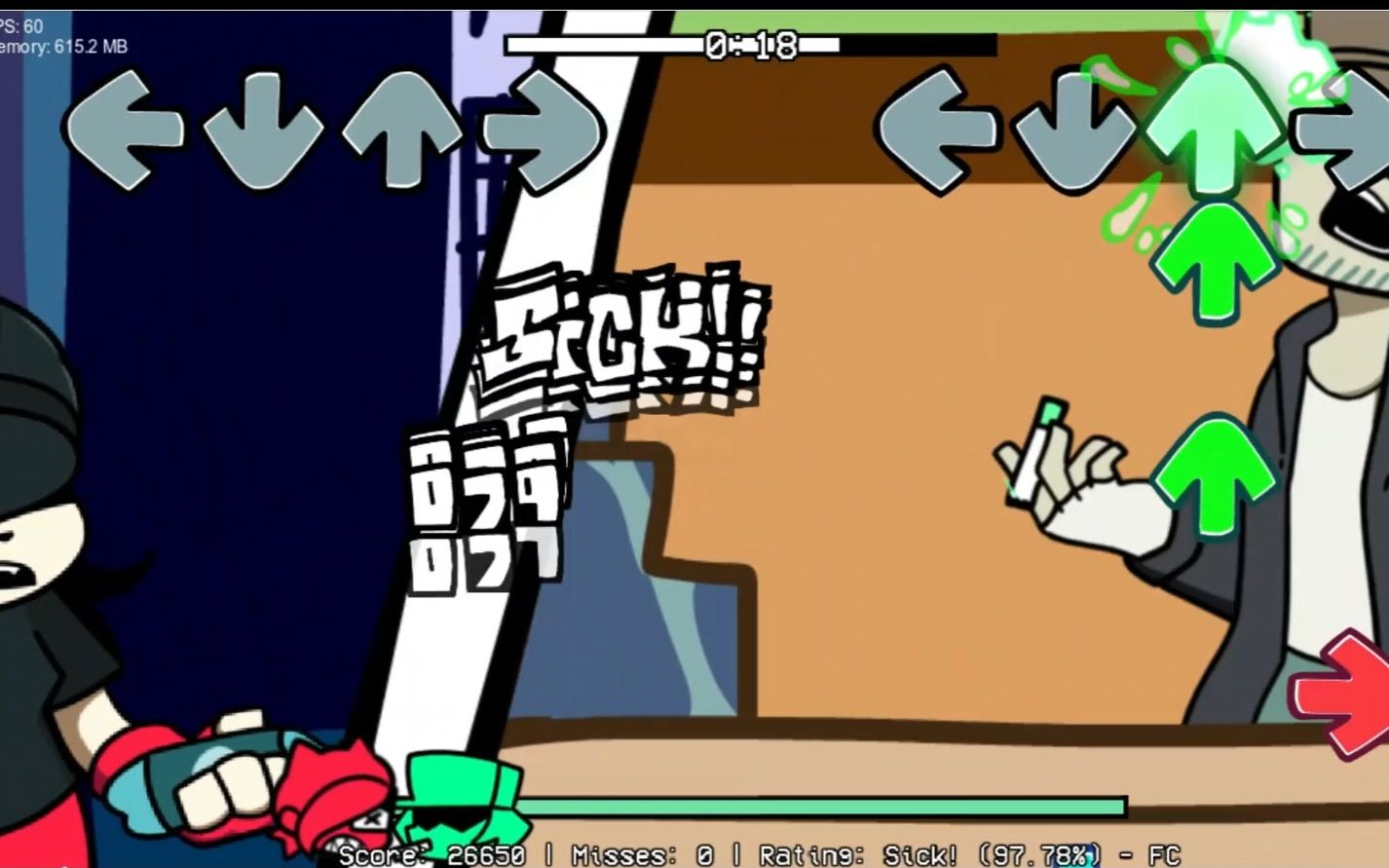 【fnf timeskip模组隐藏曲】garcello和annie一起唱歌