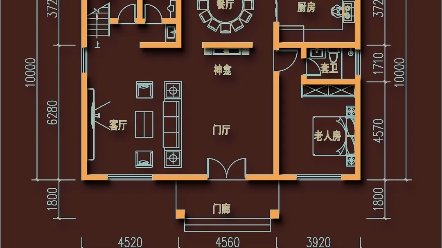 面寬13米,進深10米