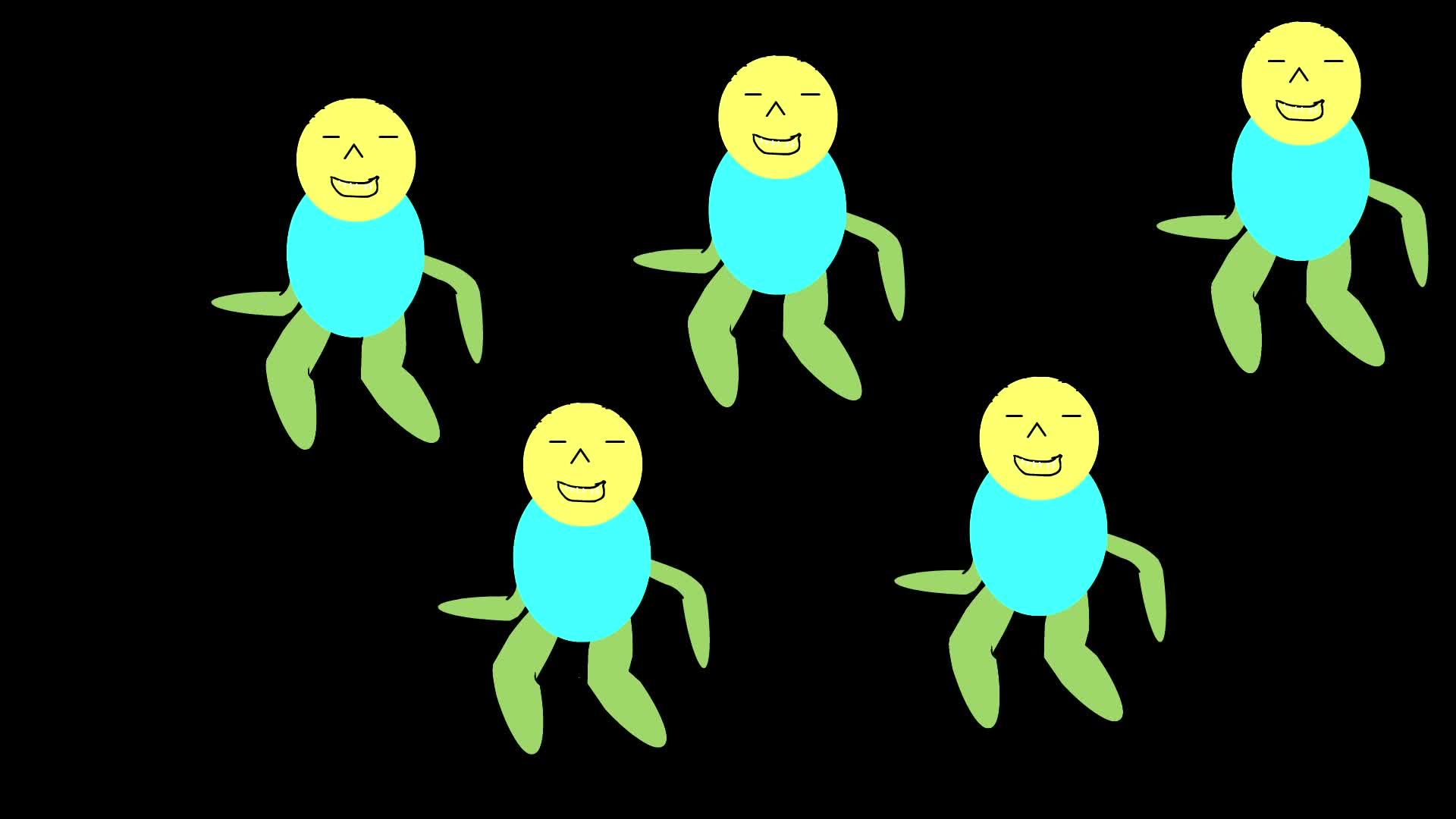 沙雕网友自学一上午做的动画海草舞