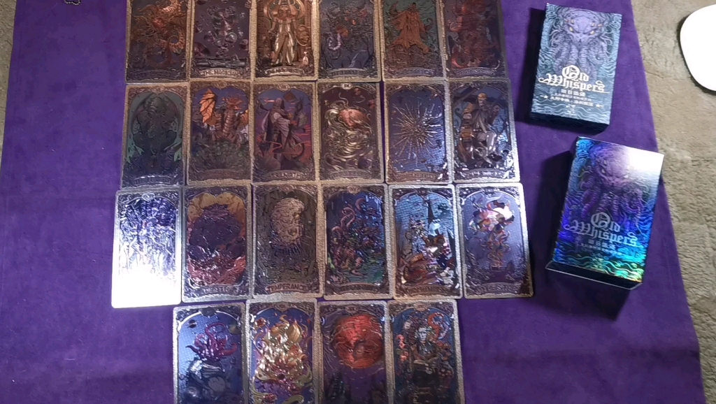 《旧日低语》克苏鲁塔罗牌彩铂版