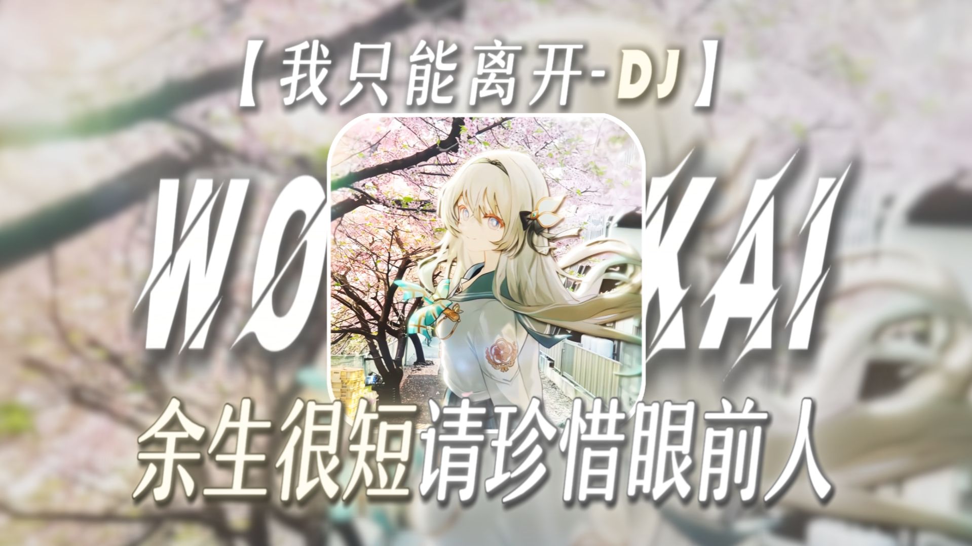 “余生很短请珍惜眼前人”【我只能离开-DJ】【珍惜眼前の小曲】