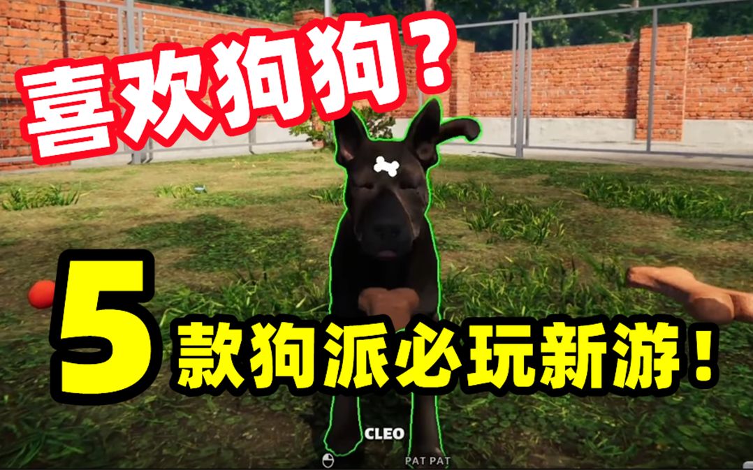 【STEAM游戏推荐】5款狗派不能错过的新游!游戏推荐