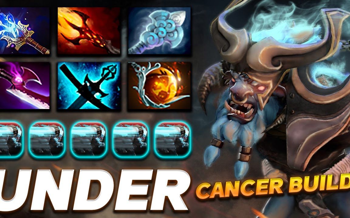 33 dota2】裂魂人教学!毒瘤出装?