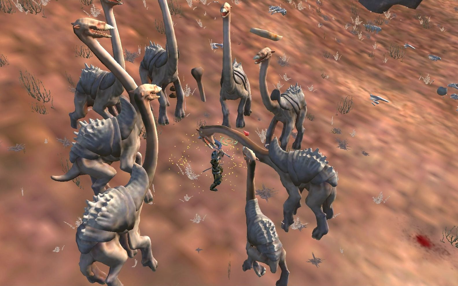 kenshi 被喙嘴兽围殴的武士警长