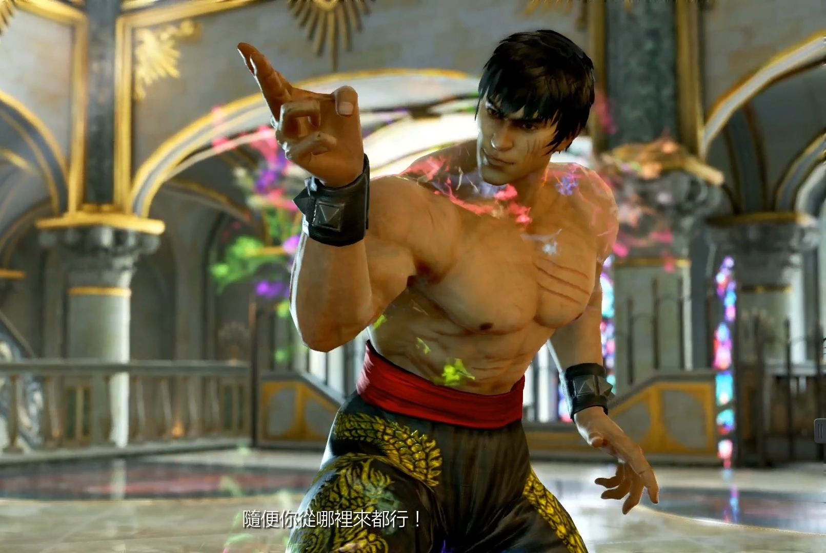 铁拳7 宝箱模式:马歇尔 洛大叔 收拾两个变态蠢电脑 对假小雨!