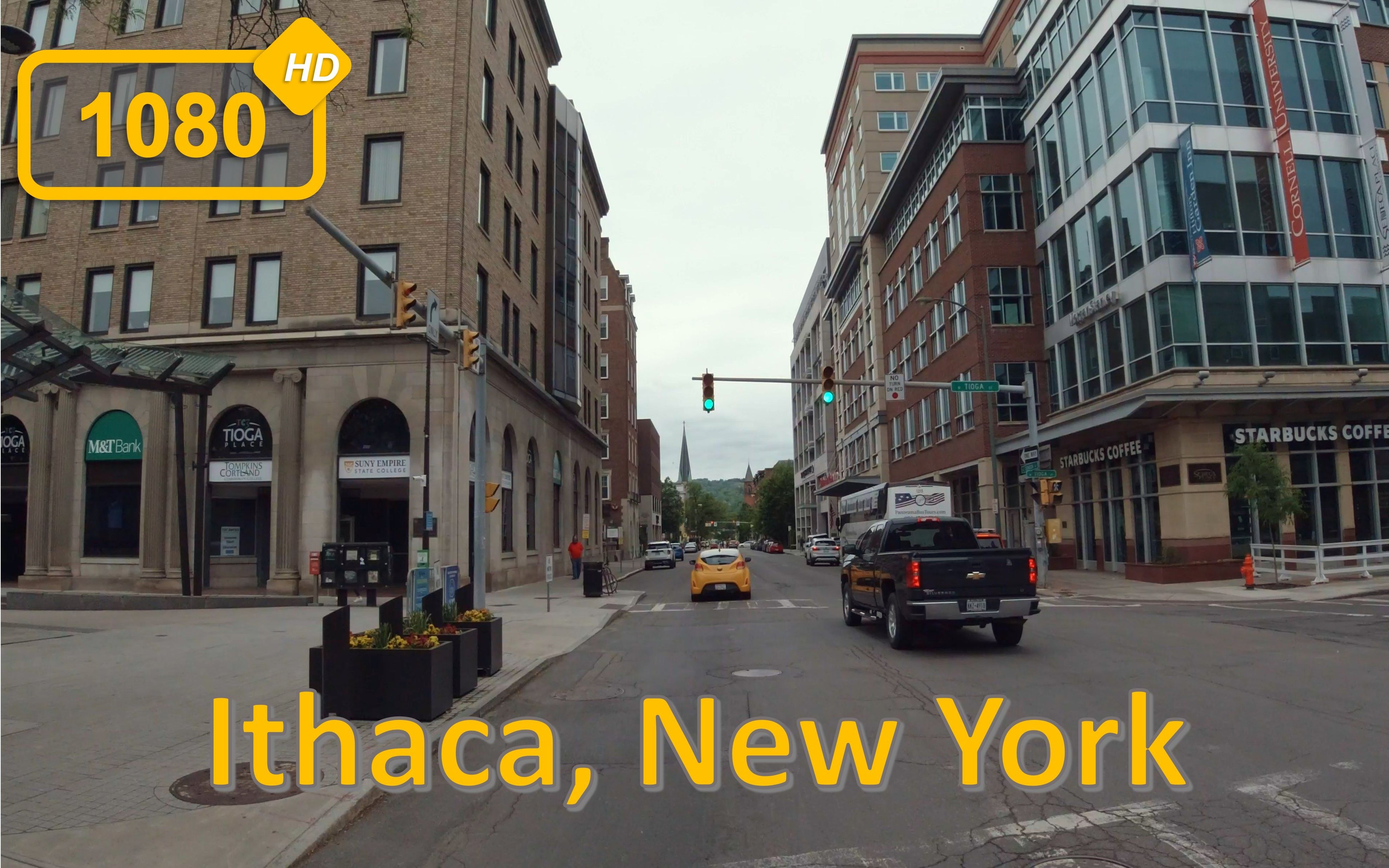 [图]伊萨卡，纽约州 Driving in Ithaca, New York- 行车旅游Vlog