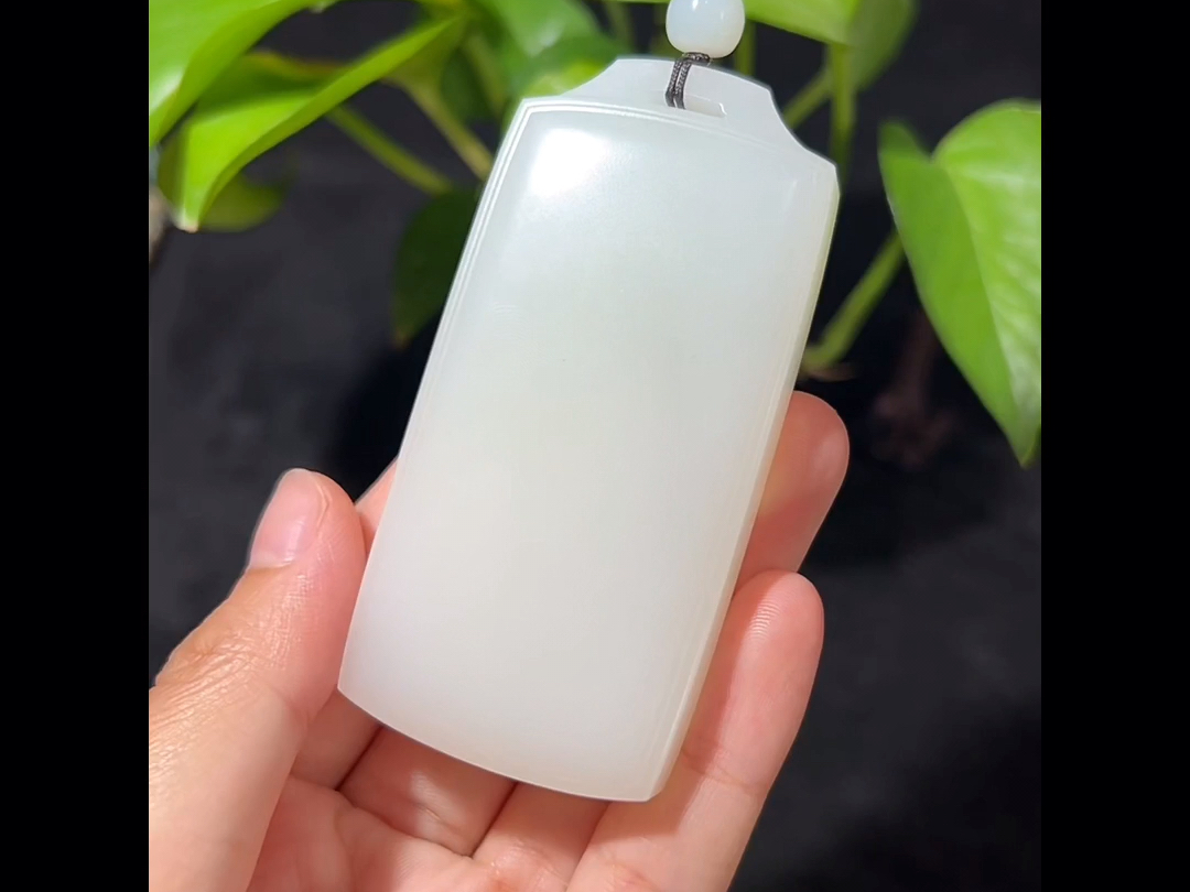 和田玉无事牌挂件高货放漏28000