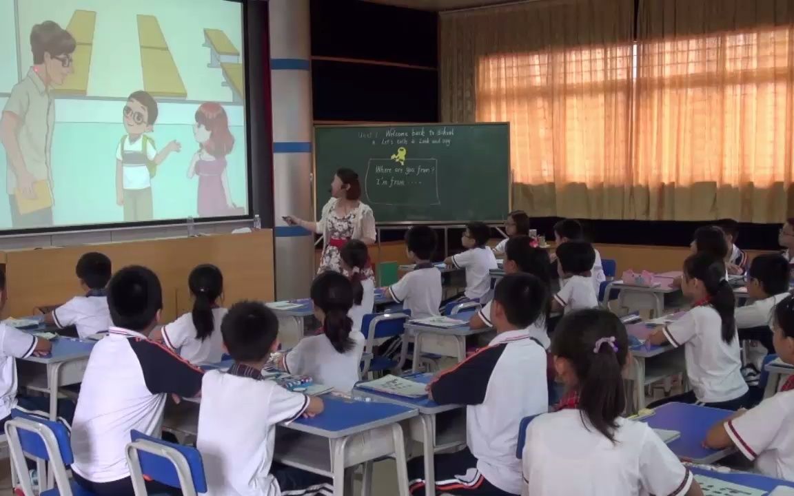 [图]《Unit 1 Welcome back to school》教学视频