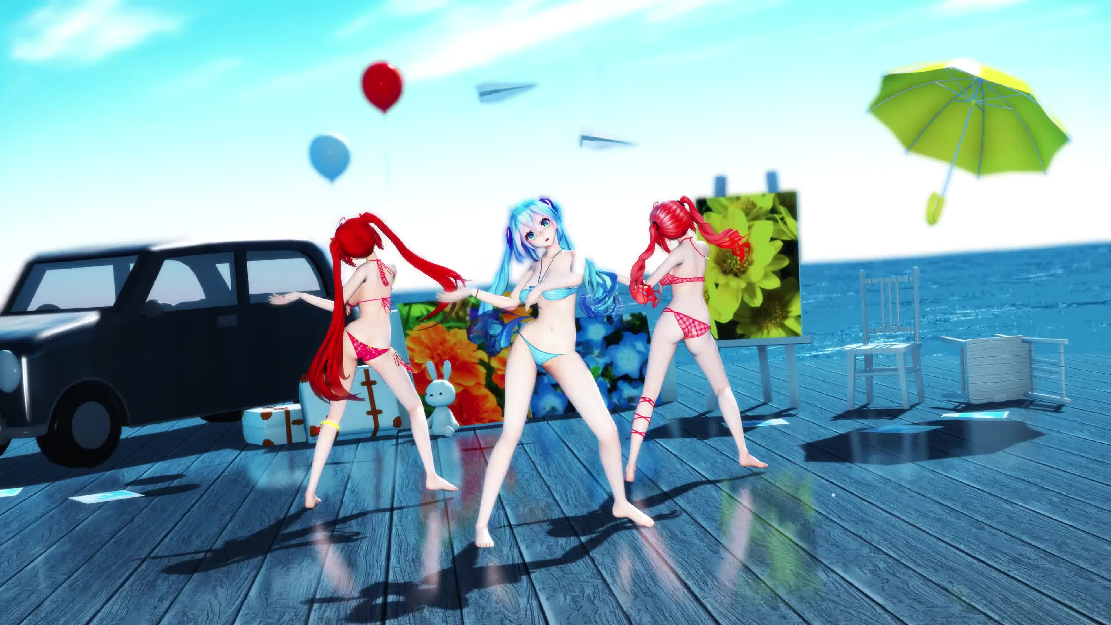 [图][MMD]MIKUxZHIZIxTETO Marine Bloomin