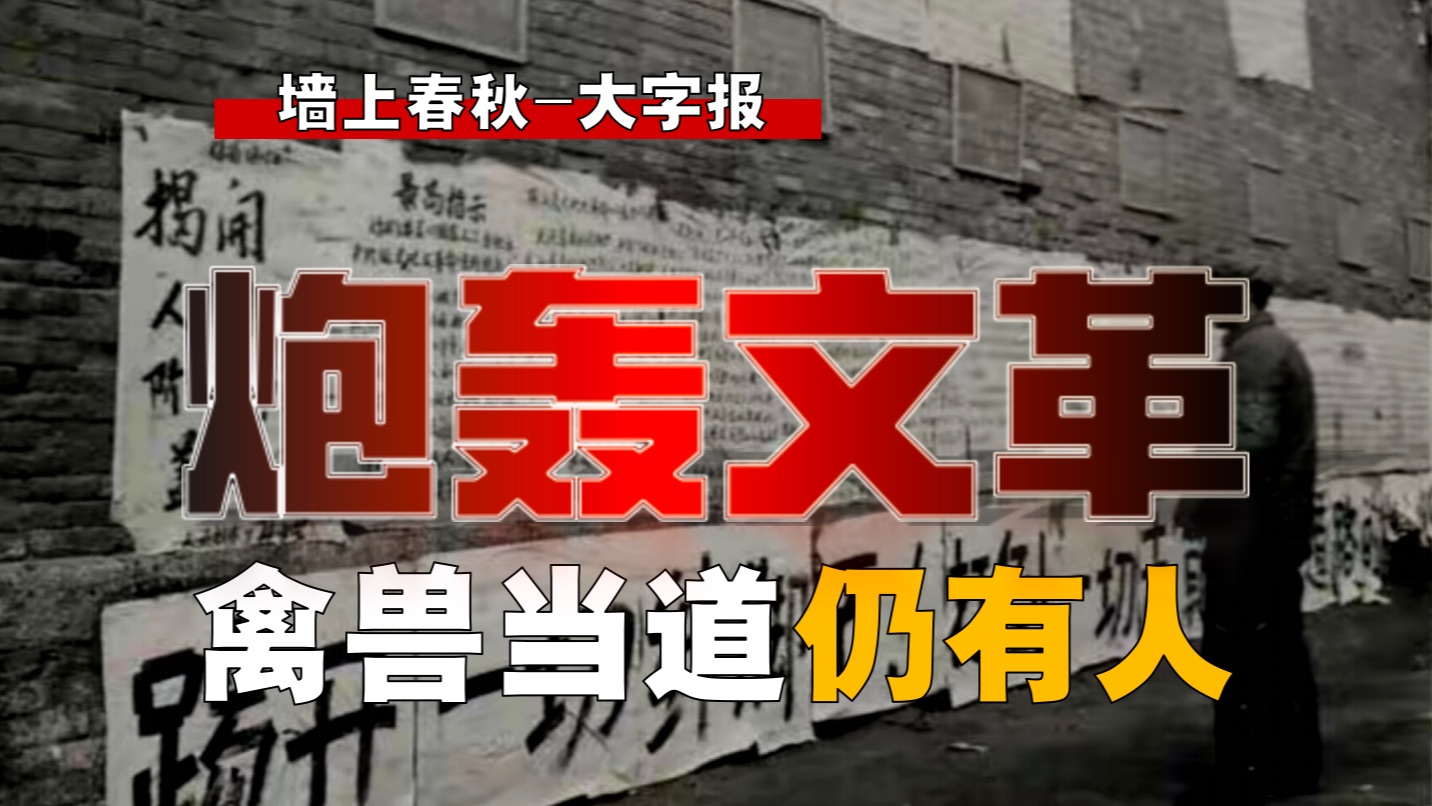 大字报炮轰林彪、文革，下场如何？8岁女孩都不放过…【大字报-7】