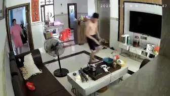监控湛江居民家中燃气爆炸瞬间