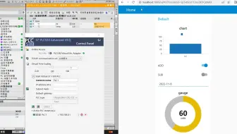 西门子博途V16+Node-red 从Web端监控PLC变量 图标展示 PLCSIM仿真