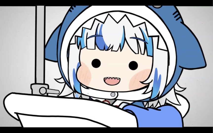 【gawr gura】鲨鱼五秒定律(手书|熟肉)