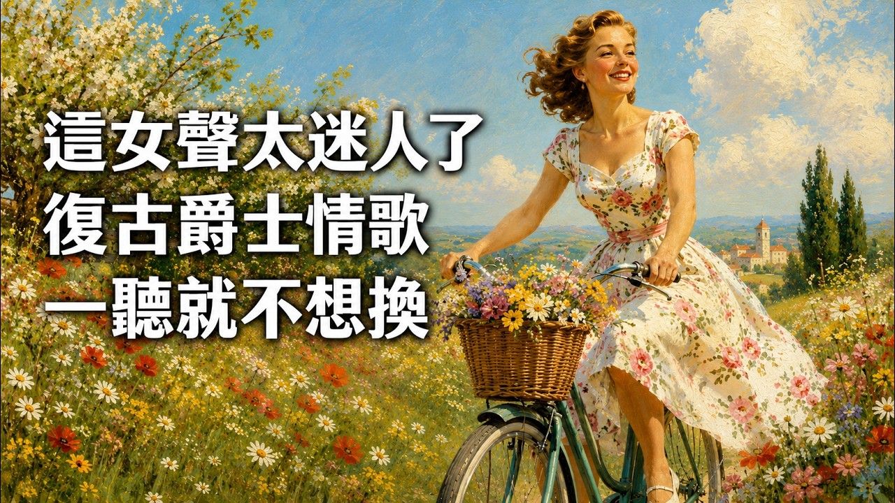 ? 2026一开口就沉醉的1950s复古女声｜好莱坞黄金年代的幸福私语 ?｜阅读・微醺・深夜放松的质感BGM ☕