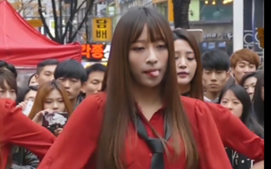 hani安喜延up&down上下性感大长腿热舞直拍!韩国女团exid路演饭拍