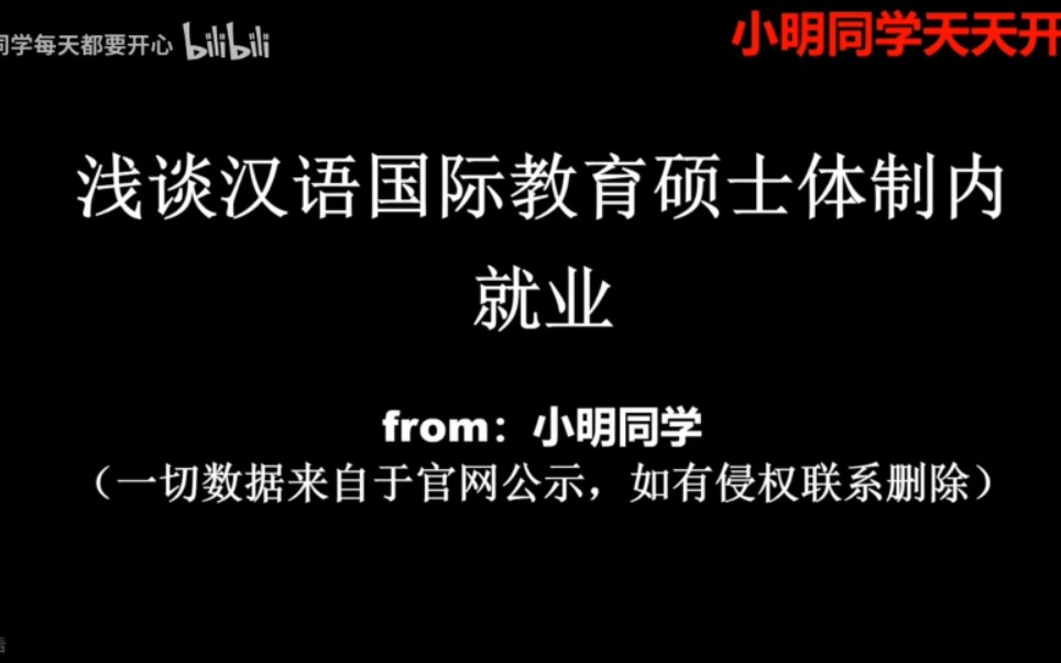 [图]浅谈汉语国际教育硕士体制内就业—小明同学