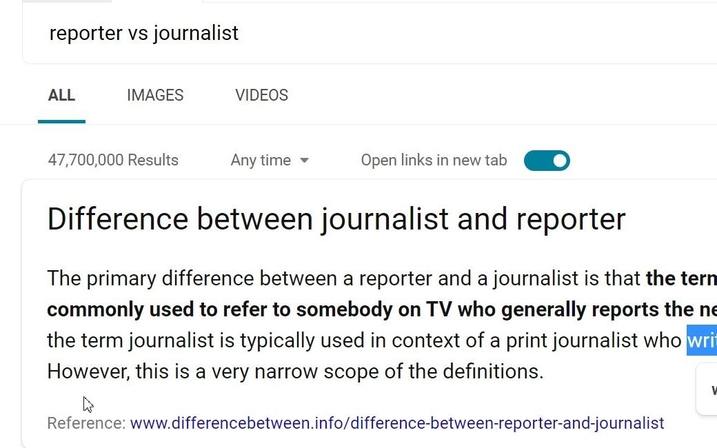 [图]【词汇辨析10--记者】reporter  vs journalist 新闻报道者与新闻记者 英语词汇