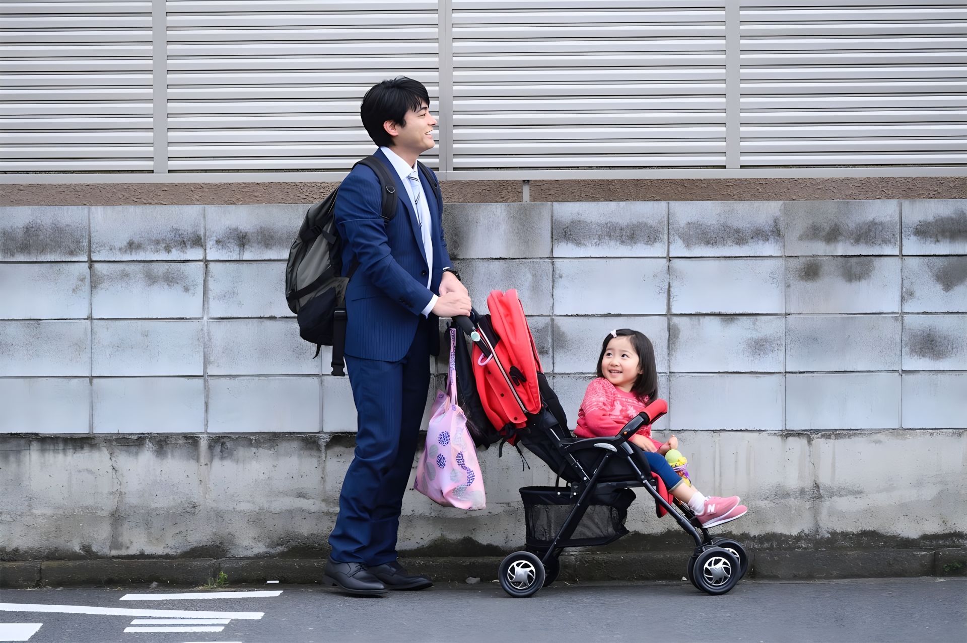 [图]妻子去世，丈夫辞掉有前途的工作，和2岁女儿相依为命，治愈电影《脚步》