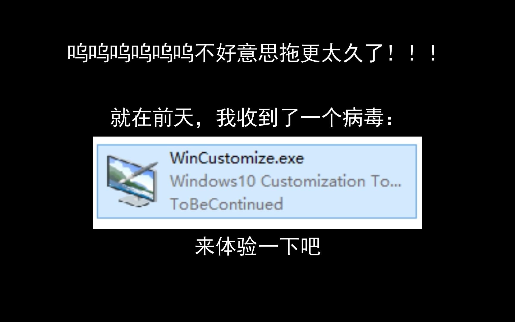 一个新型的病毒程序?——WinCustomize.exe体验哔哩哔哩bilibili