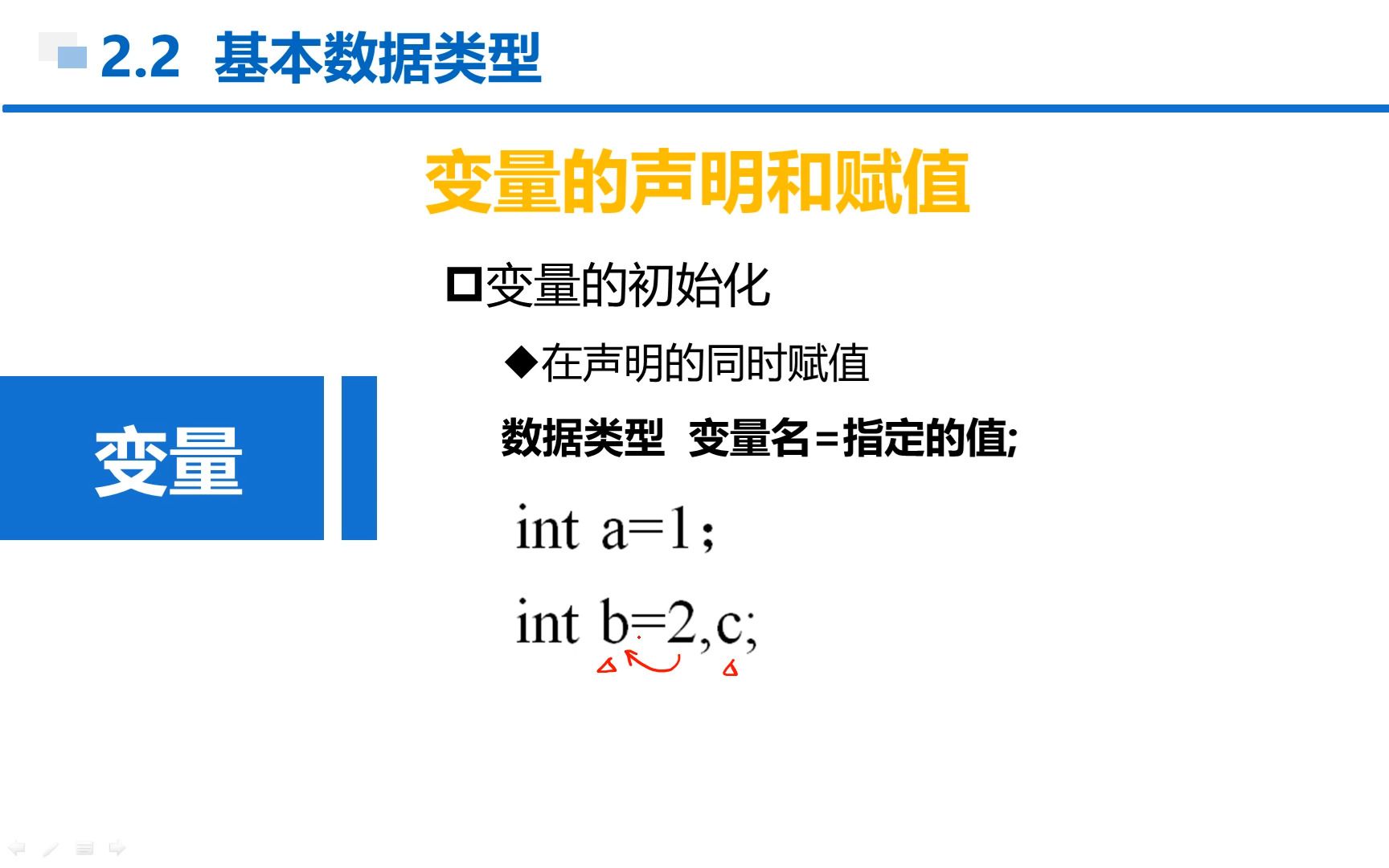 【张成叔主讲:C语言(第1版)】C语言 第2章 顺序结构 221 变量的声明和赋值哔哩哔哩bilibili